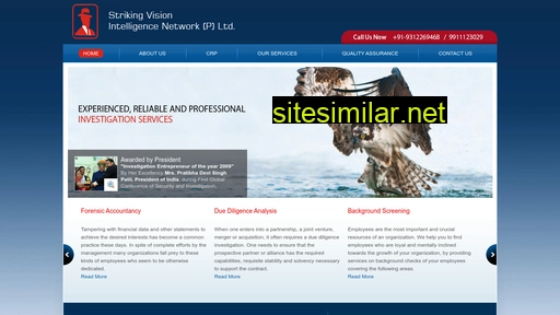strikingvisionintelligence.com alternative sites