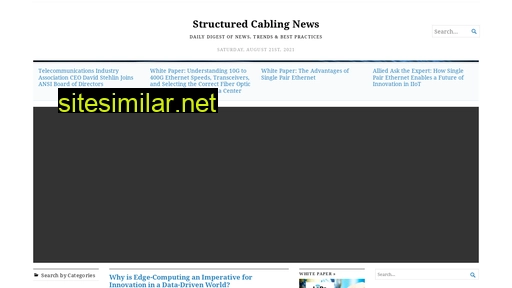 Structuredcablingnews similar sites