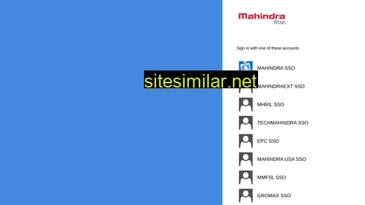 sts.mahindra.com alternative sites