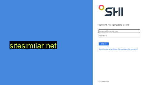 sts.shi.com alternative sites