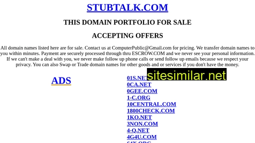 stubtalk.com alternative sites