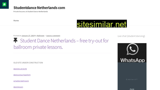 studentdancenetherlands.com alternative sites