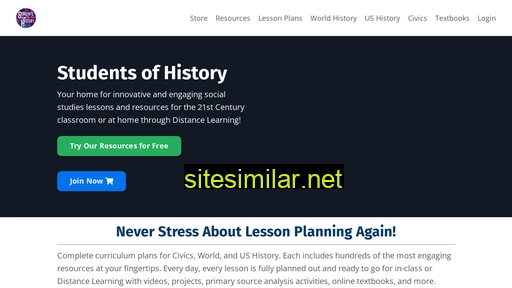 studentsofhistory.com alternative sites