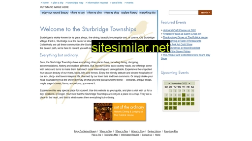 sturbridgetownships.com alternative sites