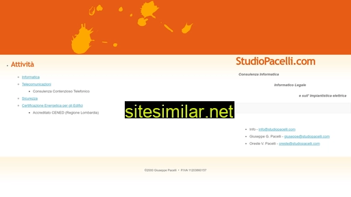 Studiopacelli similar sites