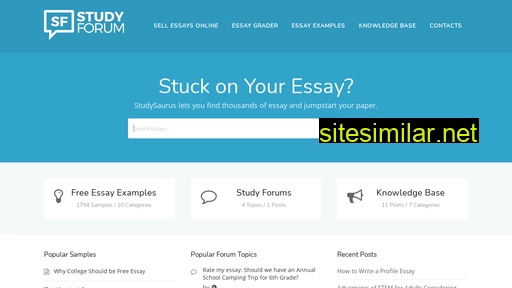 studysaurus.com alternative sites