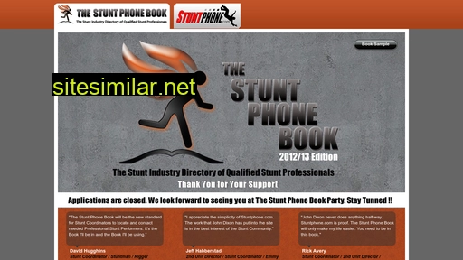 Stuntphonebook similar sites