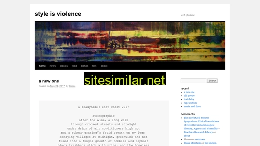styleisviolence.com alternative sites