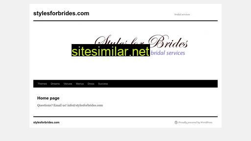Stylesforbrides similar sites