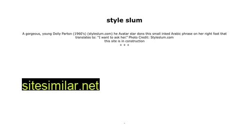 styleslum.com alternative sites
