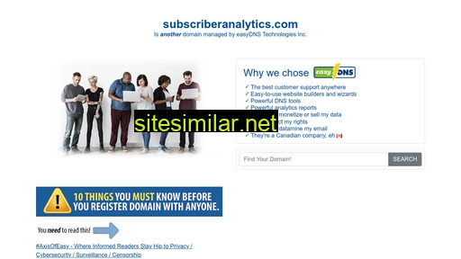 subscriberanalytics.com alternative sites