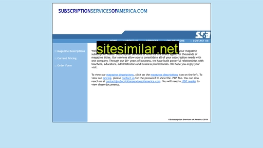 subscriptionservicesofamerica.com alternative sites