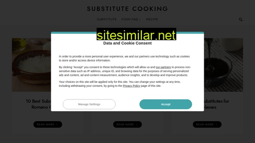 substitutecooking.com alternative sites