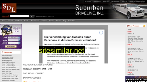suburbandriveline.com alternative sites