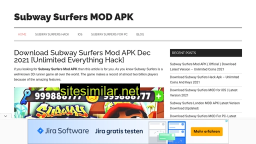 subwaysurfersmodapk.com alternative sites