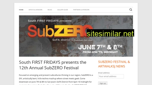 subzerofestival.com alternative sites