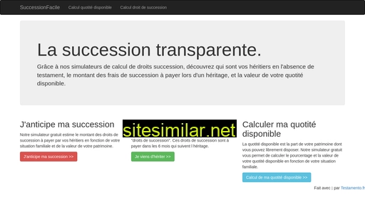 successionfacile.com alternative sites