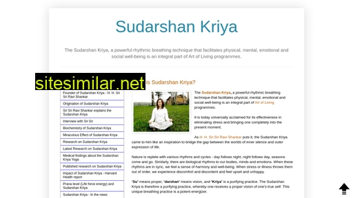 Sudarshankriyaa similar sites