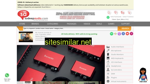 sudeepaudio.com alternative sites