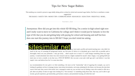 sugarbabytips.tumblr.com alternative sites