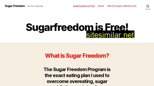sugarfreedom.com alternative sites