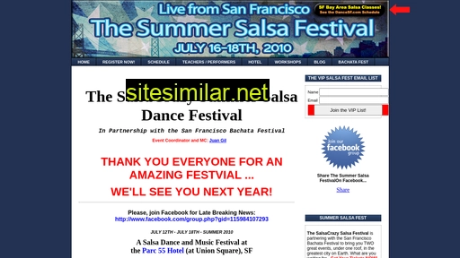 summersalsafest.com alternative sites