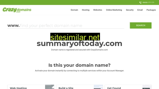 Summaryoftoday similar sites