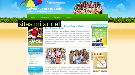 summercampsinspain.com alternative sites