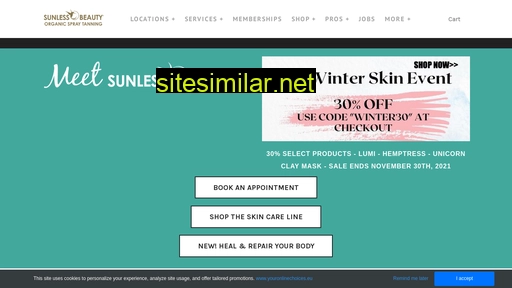 sunlessbeautytans.com alternative sites