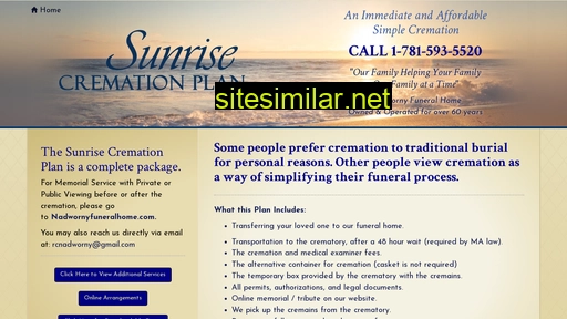 sunrisecremationplan.com alternative sites
