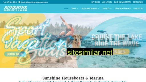 Sunshinehouseboats similar sites