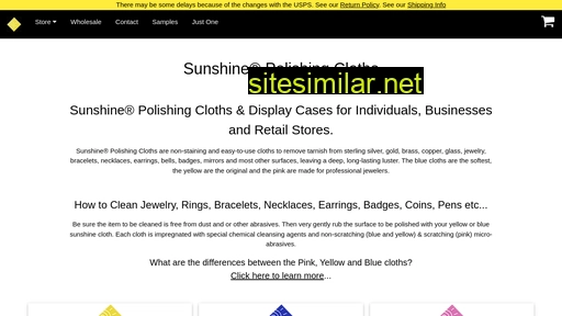 sunshinepolishingcloth.com alternative sites