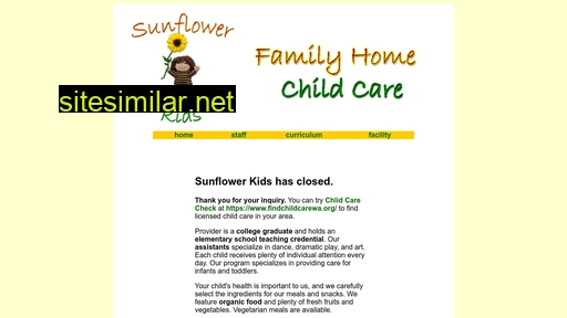 sunflowerkidschildcare.com alternative sites