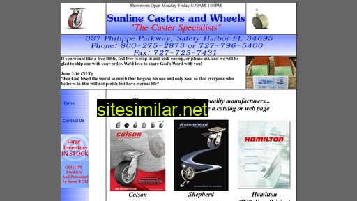 sunlinecasters.com alternative sites