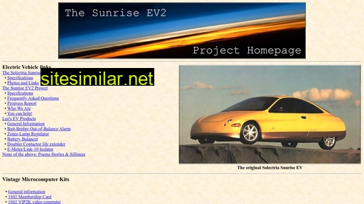 sunrise-ev.com alternative sites