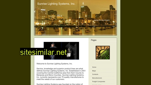 sunriselightingsystems.com alternative sites