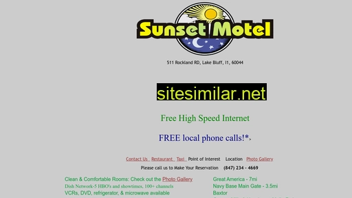 Sunsetmotelroute41 similar sites