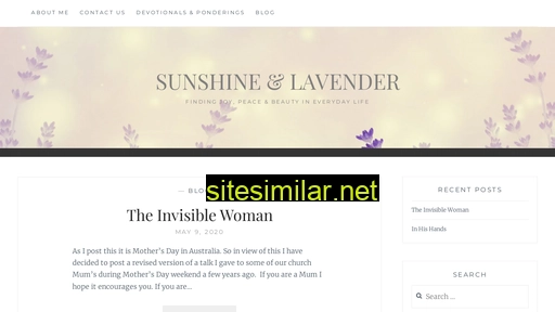 sunshineandlavender.com alternative sites