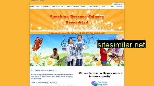 sunshinedaycarecalgary.com alternative sites