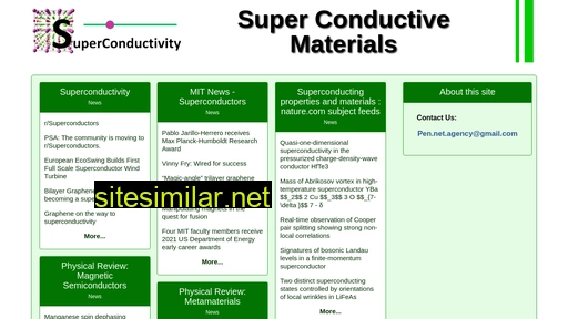 Superconductivematerials similar sites