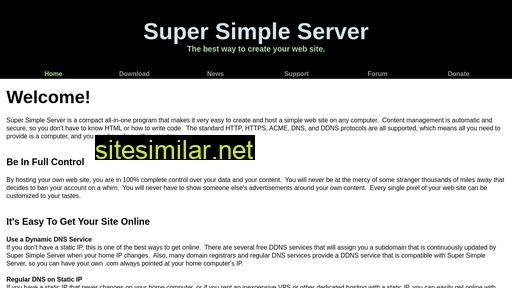 supersimpleserver.com alternative sites
