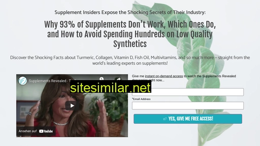 supplementsrevealed.com alternative sites