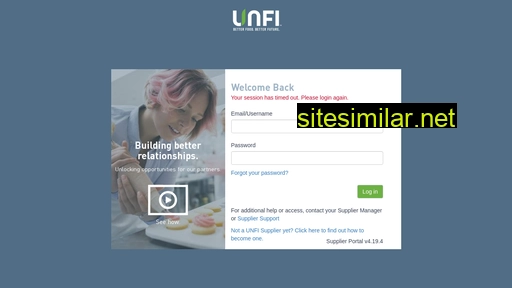 suppliers.unfi.com alternative sites