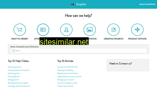 support.snapfish.com alternative sites