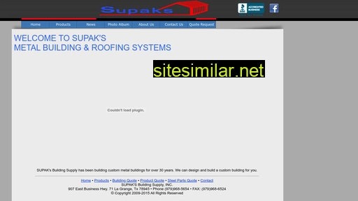 Supaksbuildingsupply similar sites