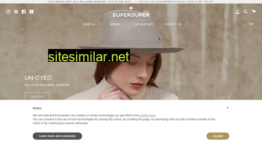 superduperhats.com alternative sites