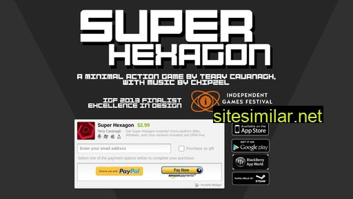superhexagon.com alternative sites