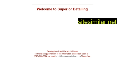superiordetailing.com alternative sites