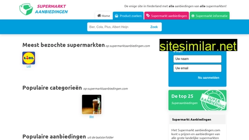 supermarktaanbiedingen.com alternative sites