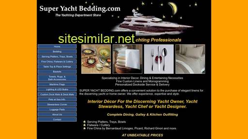 superyachtbedding.com alternative sites